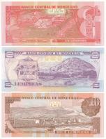 Honduras 2016. 1L + 2019. 2L + 10L T:UNC Honduras 2016. 1 Lempiras + 2019. 2 Lempiras + 10 Lempiras ...