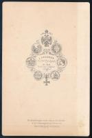 cca 1870-1875 kéthelyi gróf Hunyady Júlia (1831-1919), III. Obrenovics Mihály szerb fejedelem felesé...