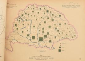 1920 Magyarország gazdasági térképekben. The economies of Hungary in maps. Gróf Teleki Pál béketárgy...