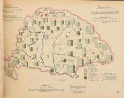 1920 Magyarország gazdasági térképekben. The economies of Hungary in maps. Gróf Teleki Pál béketárgy...