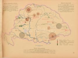 1920 Magyarország gazdasági térképekben. The economies of Hungary in maps. Gróf Teleki Pál béketárgy...