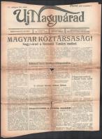1918. október 31. Őszirózsás forradalom levéltudósítás a nagyváradi eseményekről, ismeretlen személy...