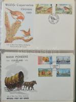 115 db európai FDC, Importa FDC berakóban