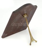 Jézus Ecce Homo asztali dísz. 12x15 cm Fém, fa alapon