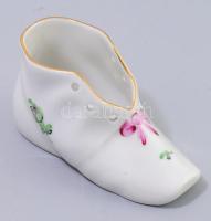 Herendi cipő, 2. oszt. jelzéssel, h: 10,5 cm