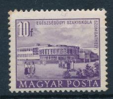 1953 Épületek II. 10f nagy képméretben, számvízjellel (12.000)