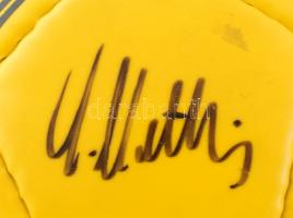 Hivatalos football labda legendás játékosok: Grocsics Gyula, Buzánszky Jenő, az Aranycsapat tagjai é...