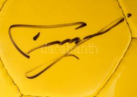 Hivatalos football labda legendás játékosok: Grocsics Gyula, Buzánszky Jenő, az Aranycsapat tagjai é...