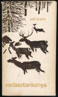 Páll Endre: Vadásztarisznya. Bp., 1968, Mezőgazdasági Kiadó. Első kiadás. Kiadói papírkötés, kissé koszos borítóval, kissé sérült, részben szétváló fűzéssel. Megjelent 4150 példányban.