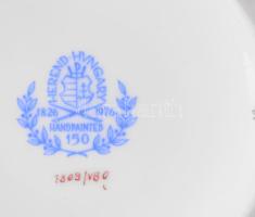 Herendi Viktória mintás kaspó, Kézzel festett, jelzett, hibátlan d: 13 cm