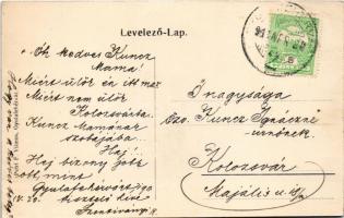 1911 Gyulafehérvár, Alba Iulia; Római katolikus székesegyház. Petri F. Vilmos kiadása. Hátoldalon Sz...