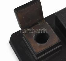 Asztali tolltartó és tintatartó. Márvány 33x23 cm