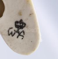 Lippelsdorf Wagner & Apel Bertram Három kismalac. Jelzett, 6x5 cm