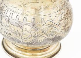 1896 Orosz ezüst (Ag) tejkiöntő, jelzett, 80g