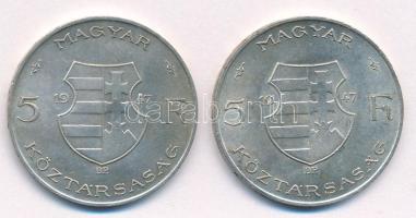 1947. 5Ft Ag "Kossuth" (2x) T:AU-XF
Adamo F8.1
