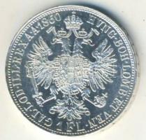 Ausztria 1860A 1Fl Ag T:1-/2+