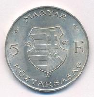 1947. 5Ft Ag "Kossuth" T:AU Adamo F8.1