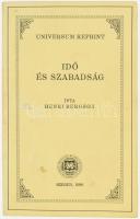 Henri Bergson: Idő és szabadság. Szeged, 1990. Universum Kiadó REPRINT kiadása! Kiadói sérült, foltos papírkötésben.