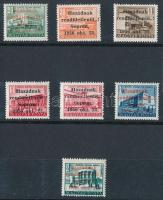 1956 Sopron 7 értékes sor / set. Signed: Leitold