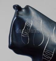 Cmielow Manufaktúra, Henryk Jedrasiak (1916-2002) designer: Gnú. 1958, sorszámmal jelzett, kis kopás...