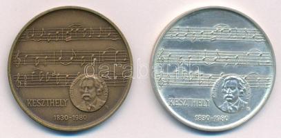 Képíró Zoltán (1944-1981) 1980. "MÉE X. Vándorgyűlése - Keszthely / Goldmark Károly" Ag és...