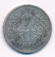 Ausztria 1895. 1K Ag "Ferenc József" T:VF 
Austria 1895. 1 Corona Ag "Franz Joseph&q...