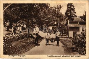 1936 Budapest XII. Zugliget, Angolkisasszonyok zárdája, kert részlet