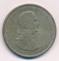 1930. 5P Ag " Horthy jobbra" T:F patina Adamo P8