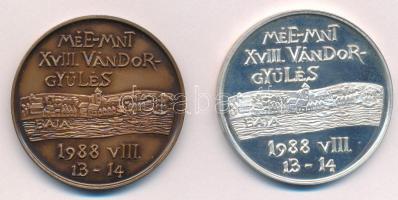 Lantos Györgyi (1953-) 1988. "MÉE-MNT XVIII. Vándorgyűlés / Türr István" peremén jelzett A...