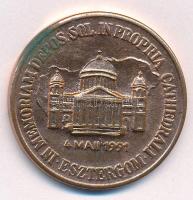 1991. "Mindszenty József Bíboros Hercegprímás 1892-1975 / Újratemetése Esztergomban" bronz...