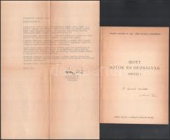 Kovács Dénes: Írott botok és guzsalyak mintái I. (Kézirat helyett, a múzeum látogatók részére). (Ded...