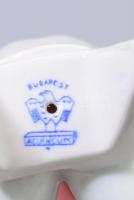 Aquincumi lány macival, jelzett, m: 11,5 cm