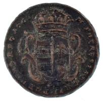 1763. rézdénár "Mária Terézia" T:XF,VF Hungary 1763. Denar Cu "Maria Theresia" T...