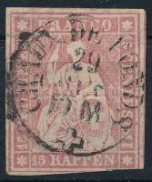 1857 Mi 15 (Mi EUR 55.-)