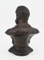 Antik Kossuth Lajos büszt. Bronz, m: 14 cm