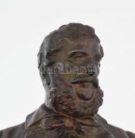 Antik Kossuth Lajos büszt. Bronz, m: 14 cm