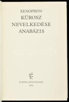 Xenophón: Kürosz nevelkedése. Anabázis. Ford.: Fein Judit. Bibliotheca Classica. Bp., 1979, Európa. Kiadói műbőr-kötés, jó állapotban, kiadói papír védőborítóban, a védőborítón kis szakadásokkal. Megjelent 1450 számozott példányban. ,,Ez a könyv a(z) 1552. számú példány&quot; (valószínűleg hibás számozás).