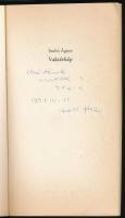 Szabó Ágnes: Vaktérkép. (Dedikált!) Bp., 1990, Kráter. Kiadói papírkötés. A szerző által dedikált pé...