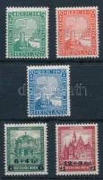 Deutesches Reich 1925/1932 Mi 372-374 + 463-464 (Mi EUR 105.-)