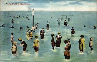 1917 Balaton, Fürdőzők a Balatonon