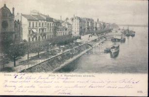 Bonn with synagogue and Hotel Dissmann (EK)