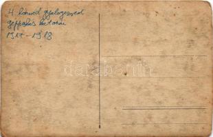 4. honvéd gyalogezred géppuskás katonái kitüntetésekkel / WWI Austro-Hungarian K.u.K. military, sold...