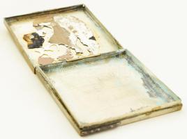 Jajesnica Róbert szelence. Réz, plasztikus díszítéssel. 7,5x7,5 cm