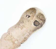 1857 Ezüst (Ag) kiskanál, jelzett, nettó: 26g