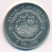 Libéria 2000. 5$ Cu-Ni "2000. évi Olimpiai Játékok, Sydney" kapszulában T:UNC
Liberia 200...