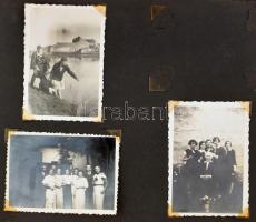 cca 1870-1900 43 db fénykép különféle budapesti műtermekből + 1 db fotóalbum