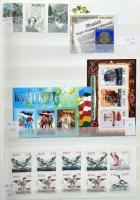 Külföldi főleg motívum sorok, blokkok tétel maradéka, 30 lapos, jó állapotú A/4-es berakóban. Szép a...