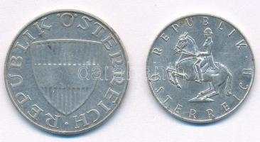 Ausztria 1958. 10Sch Ag + 1963. 5Sch Ag T:XF,VF patina
Austria 1958. 10 Schilling Ag + 1963. 5 Schi...
