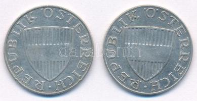 Ausztria 1957-1958. 10Sch Ag (2xklf) T:XF,VF 
Austria 1957-1958. 10 Schilling Ag (2xdiff) C:XF,VF 
...