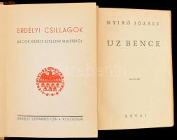 2 db Erdélyhez kapcsolódó kötet: Nyirő József: Uz Bence. Bp., 1936. Révai. Kiadói egészvászon-kötésb...